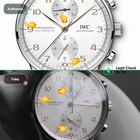 how to spot a fake iwc mark xviii|real iwc watches.